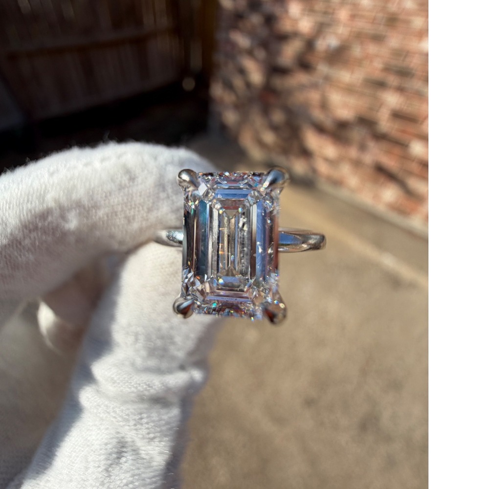 IGI 2.04ct Emerald Cut Lab Grown Diamond Engagement Ring 14k White Gold Zales
